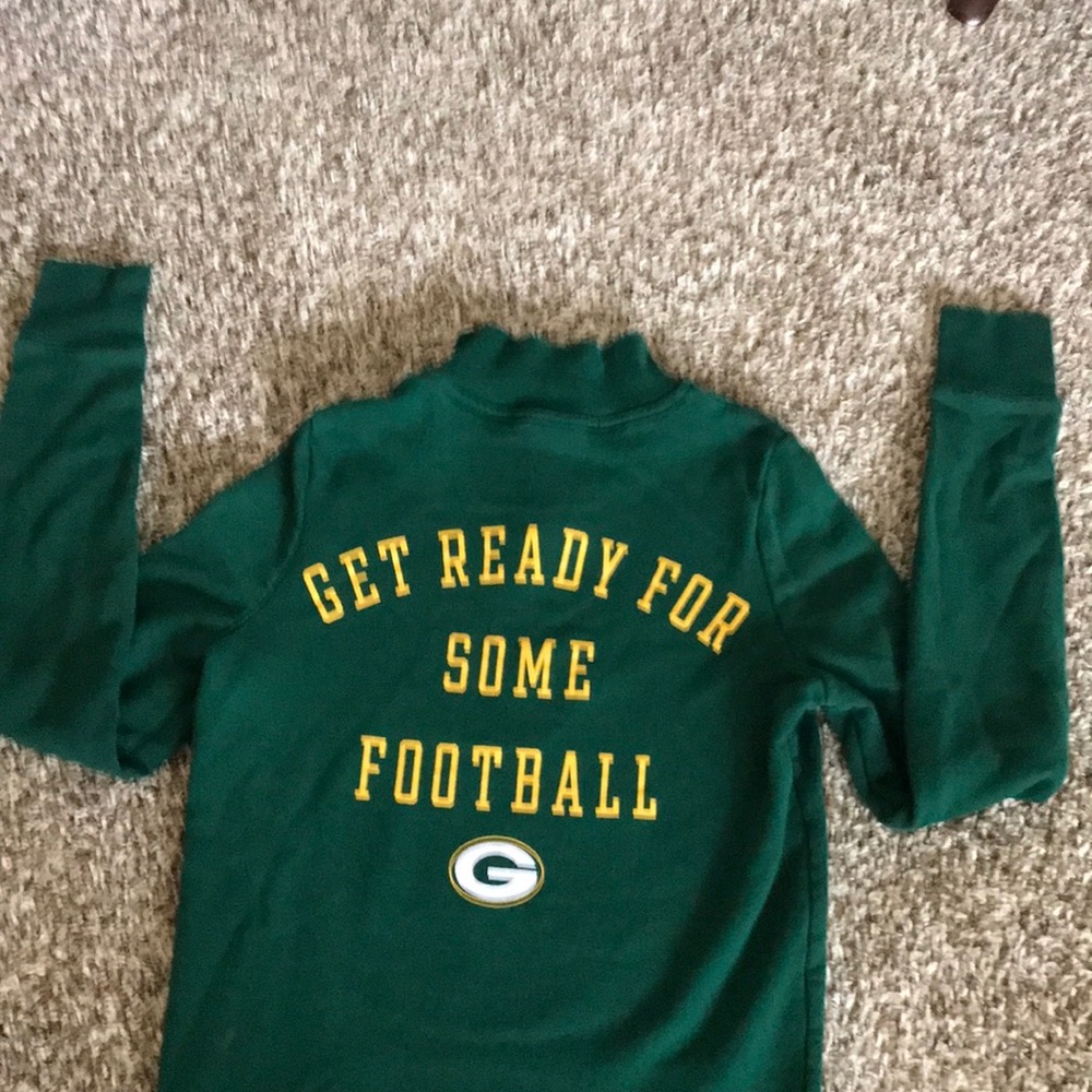 Green Bay Packer- Pink 1/4 ZIP Up